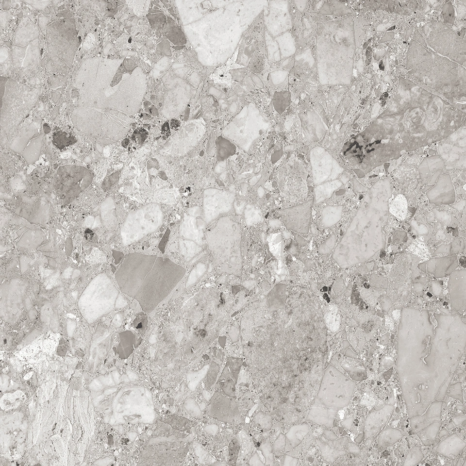 Glancētas flīzes TERRAZZO GREY, 60x60 cm, LE